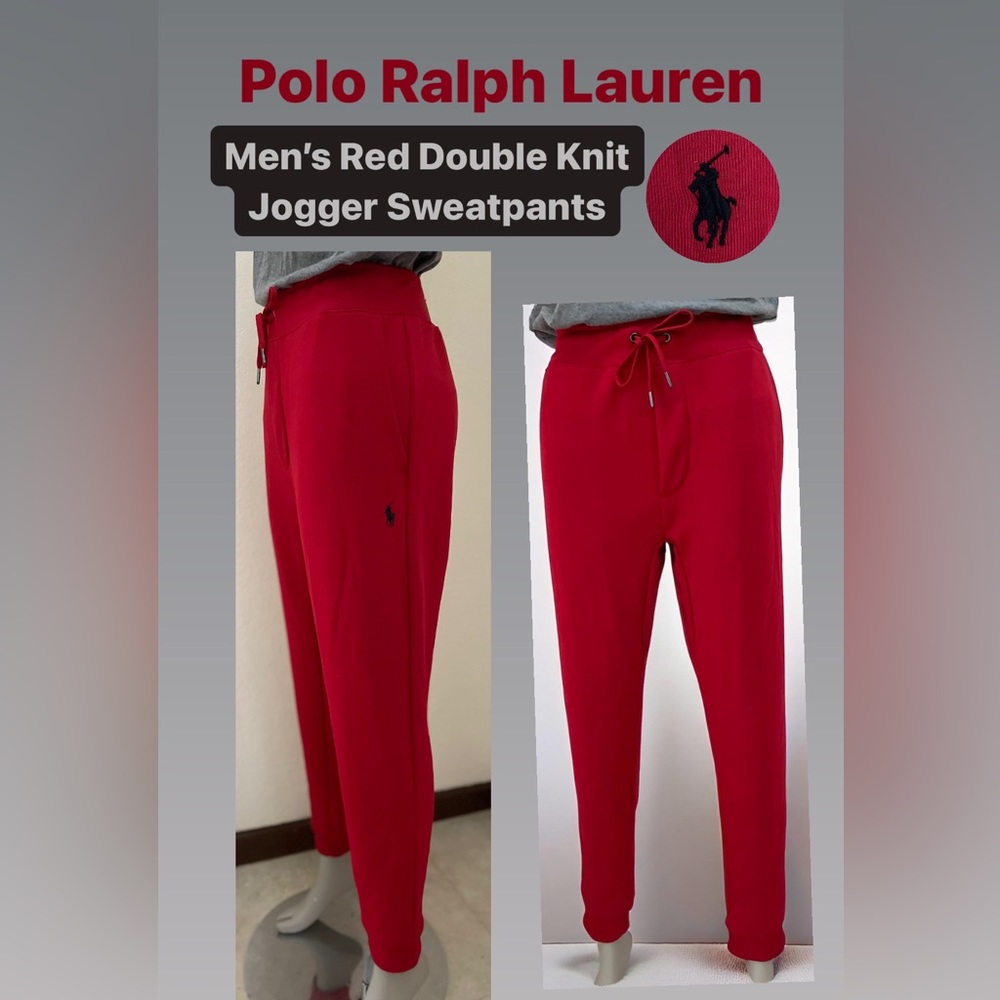 $125 POLO RALPH LAUREN Men’s Double Knit Jogger Sweatpants S, M, L, XL, XXL NWOT